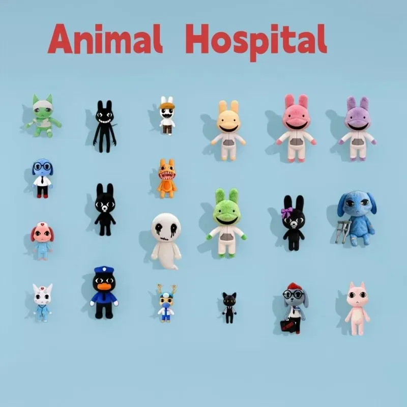Horror Game Animal Hospital Plush Dolls,Soft Cuddly Stuffed Cartoon Figure, Collectible Ornament for Adult Fans&Home Decor Gift view 3