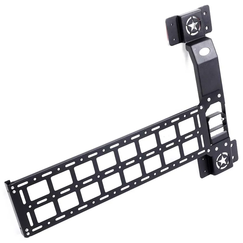 الكربون الصلب باب السيارة للطي المفصلي خطوة القدم دواسة حامل سقفي السيارة خطوة لاند روفر المدافع 90 110 130 الملحقات الخارجية #6