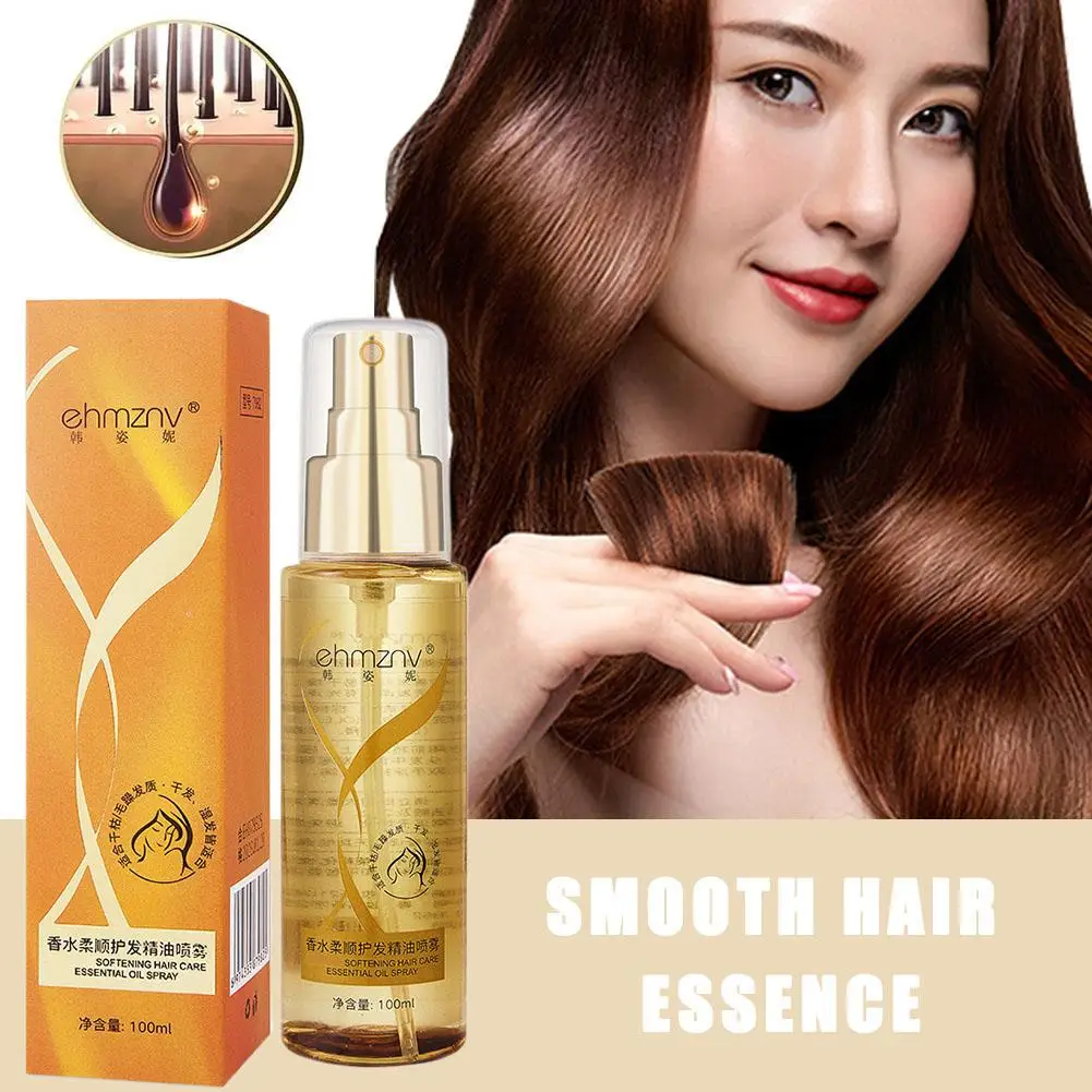 Fragrance Hair Care Essential Oil Spray Improve Damaged Non Greasy Hair 100ml Repair Dry Hair Nourishing Products F4L7