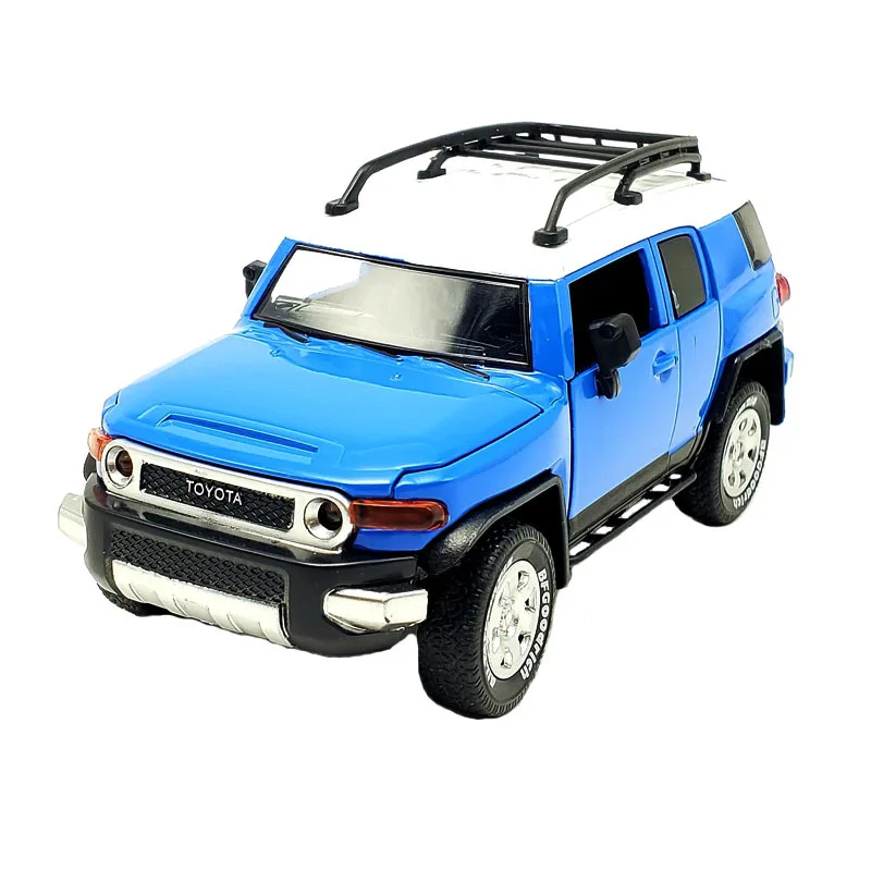 Caipo 1:32 Toyota Fj Cruiser Suv Legering Auto Diecasts & Speelgoedvoertuigen Auto Model Geluid En Licht Terugtrekken Auto Speelgoed Voor Kinderen Geschenken