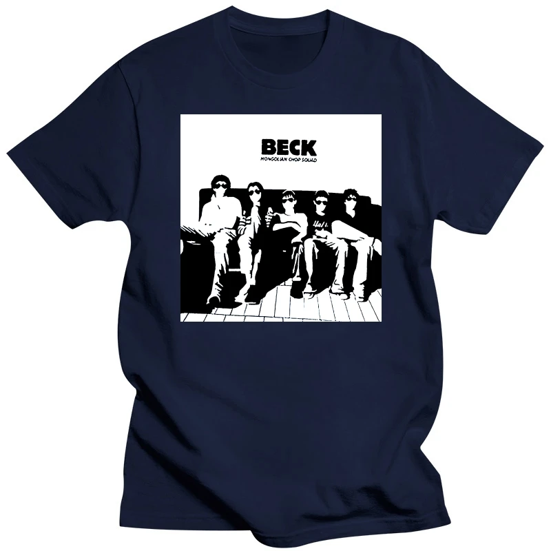 New BECK MCS Mongolian Chop Squad Anime Music Men's Black T-Shirt Size S-3XL