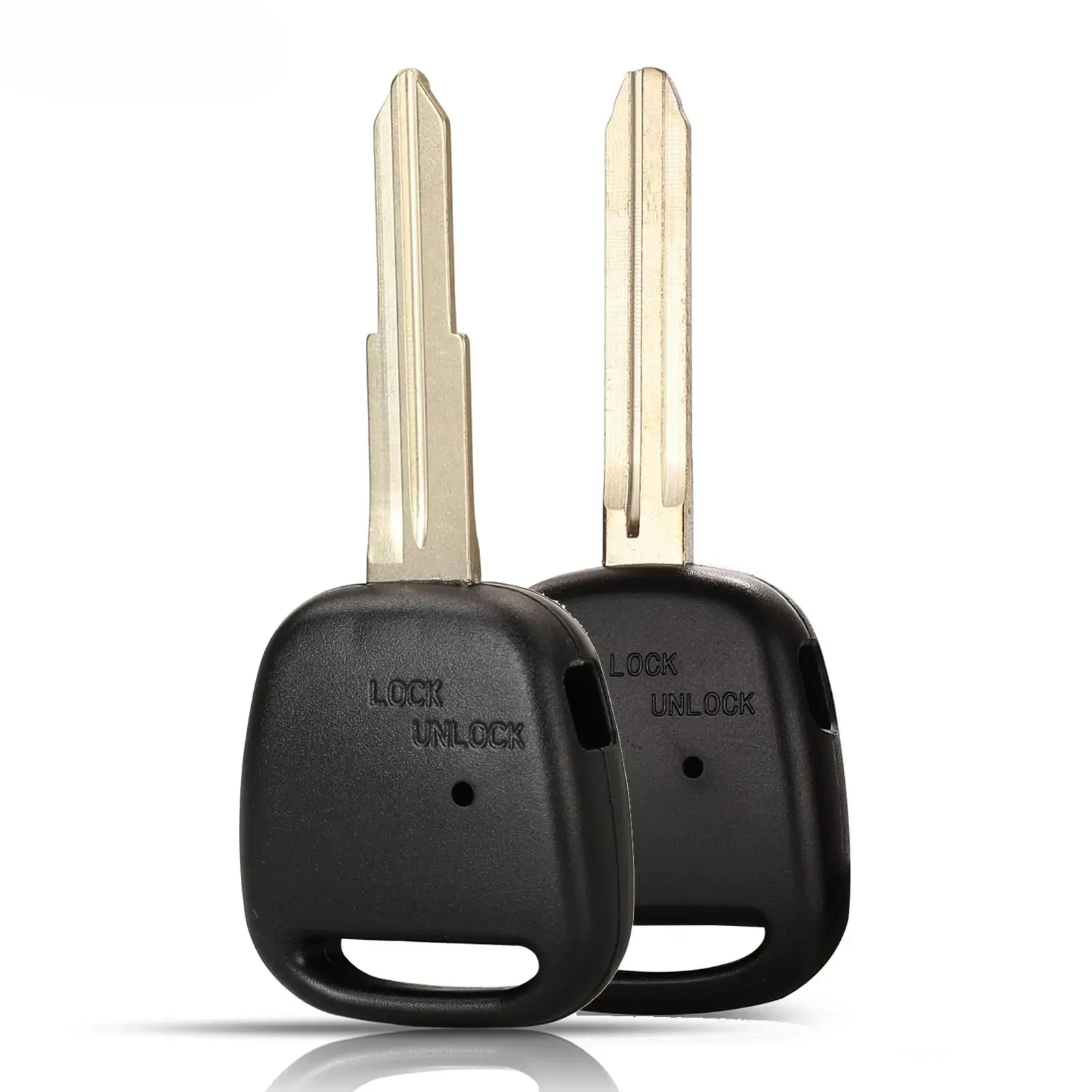 

1/2 Buttons Replacement Fob Remote Key Shell Case Cover Blade For Carina Estima Harrier Previa Corolla Celica