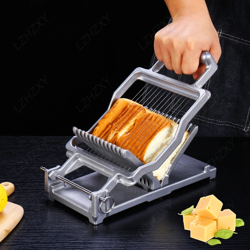 Stainless steel toast slicer AY-M04 commercial cheese slicer household manual multifunctional cutting machine