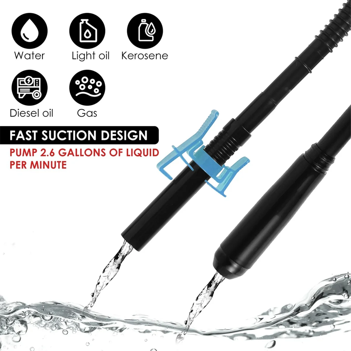 Portable Transfer Pump Battery Operated Electric Siphon Pump Per Efficient Liquid Fuel Transfer Pump