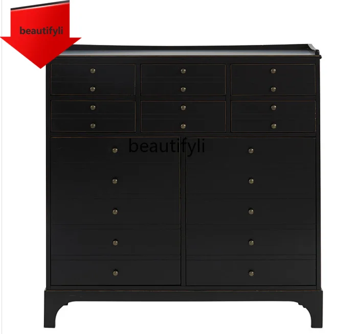 

K185 Italian Modern Light Luxury Entrance Cabinet Sideboard Cabinet Side Cabinet Coffee Snack Locker French Living Room