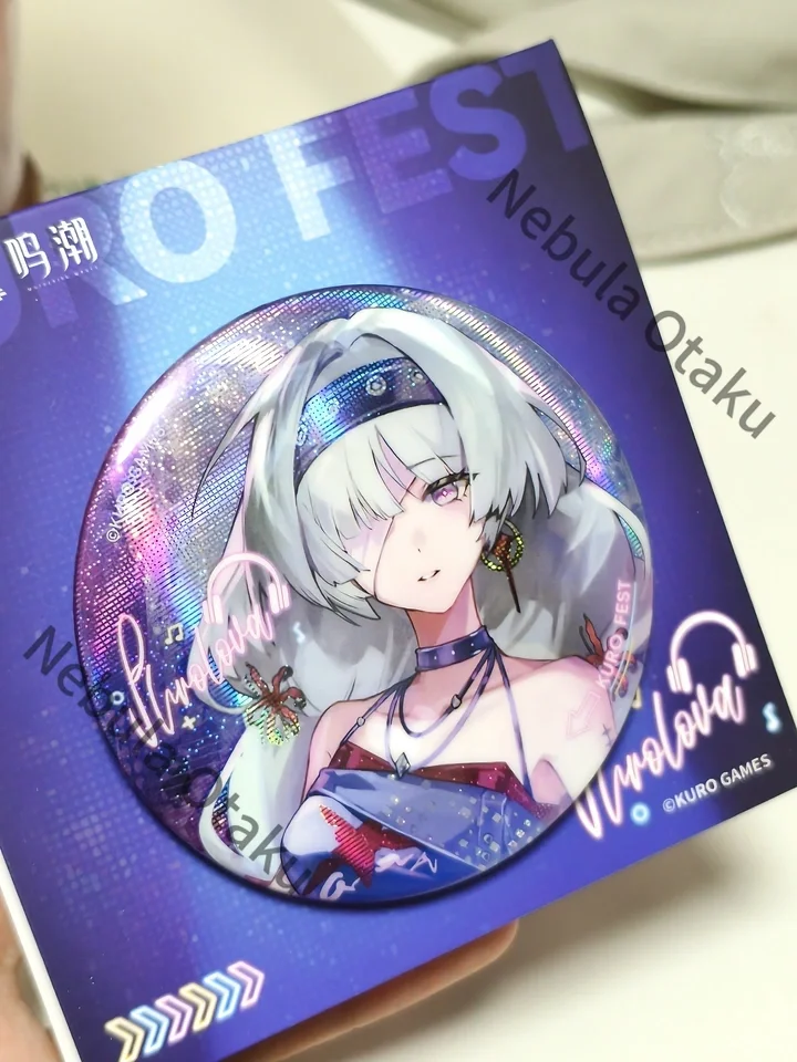Wuthering Waves Cartethyia Phoebe Stage Moment Carnival Series Badge Tinplate Badges Official Legal Copy Cosplay Souvenir Gifts