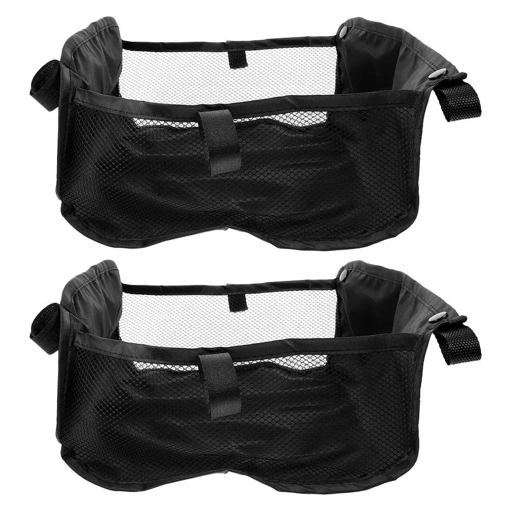 

2Pcs Stroller Bottom Basket ganizer Mesh Storage Bag Pushchair Laundry Baskets Baby Clothes Toy ganizers Storage