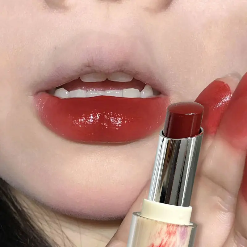 Vochtinbrengende Lippenstift Hydraterende Lippenstift Voor Vrouwen Vormen Voedzame Matte Lippenstift Die Geen Vervagende Lippenbalsem Maquillaje