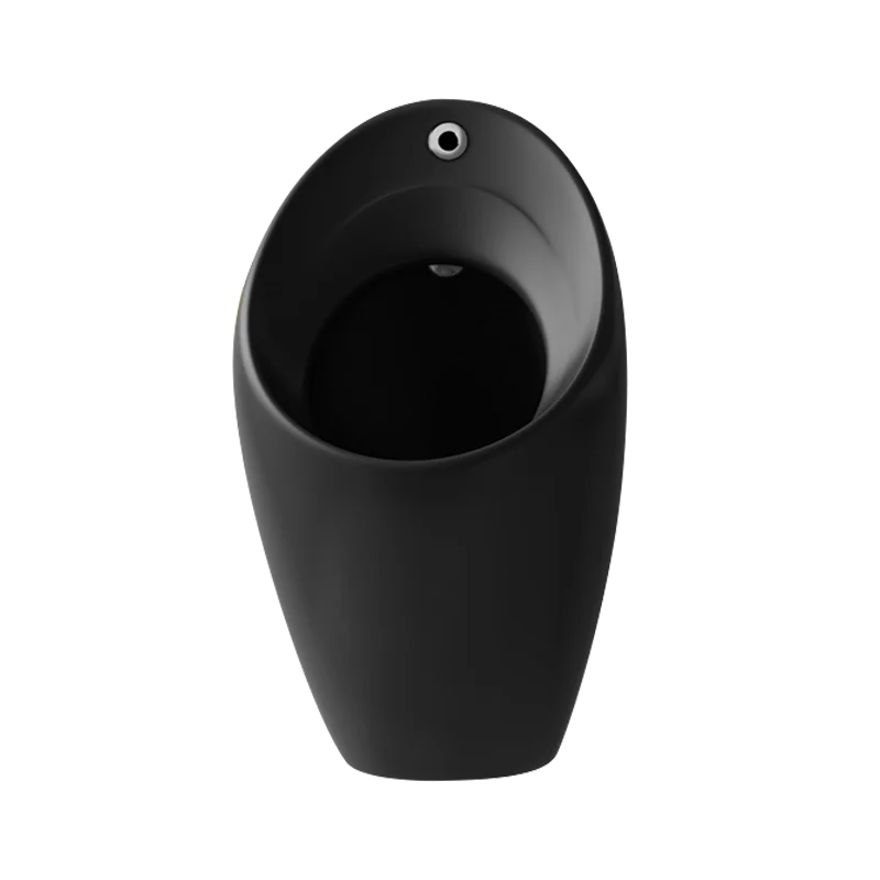 

Integrated black urinal automatic sensor wall-mounted