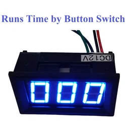 3 digits Seconds Button Switch Signal Runs Time control Timer