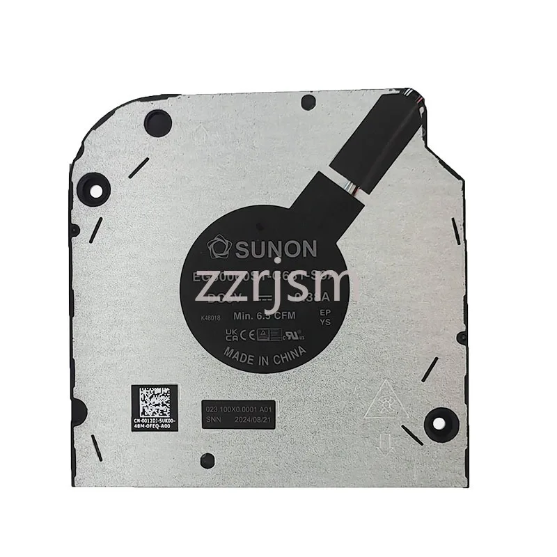 New Laptop CPU Cooling Fan Cooler for Dell Latitude 5540 Precision 3580 U Series 0012DJ  EG50060S1-C681-S9A