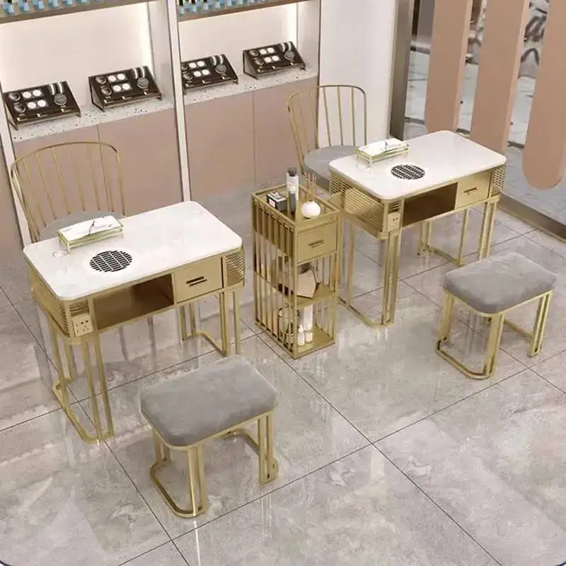 Accessories Unghie European Nail Tech Desk Design Desk Kawaii Supplies Tavolo Organizer Table Nail Manicure Furniture