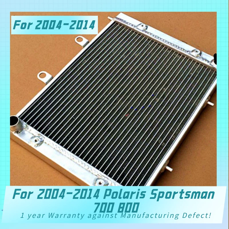 Aluminum Radiator For 2004-2014 Polaris Sportsman 700 800 1240521 1240161 1240190 1240301  Cooler Cooling Coolant 2004 2005 2006