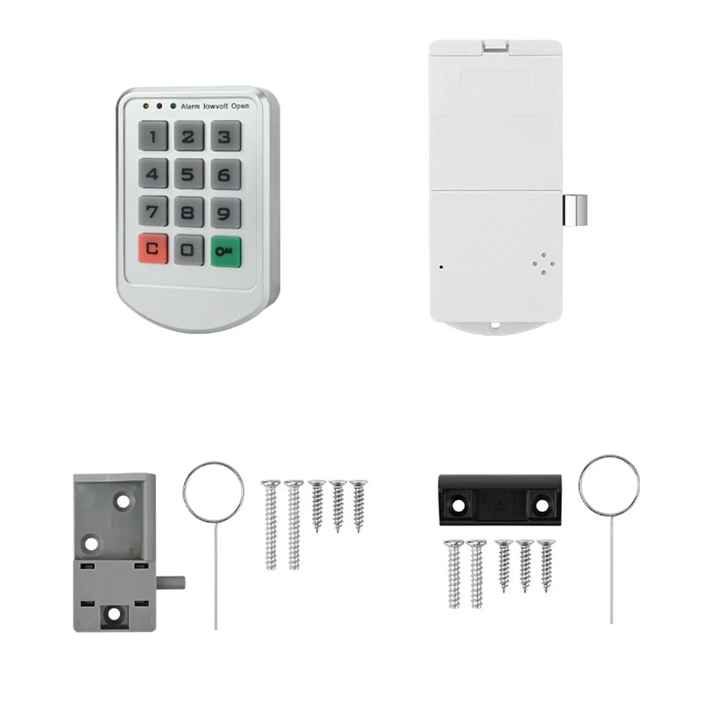 Digital Code Lock for Lockers Cabinets Drawers with USB Backup Power Supply Low Battery Sound Visual and 3 Attempt Lockout