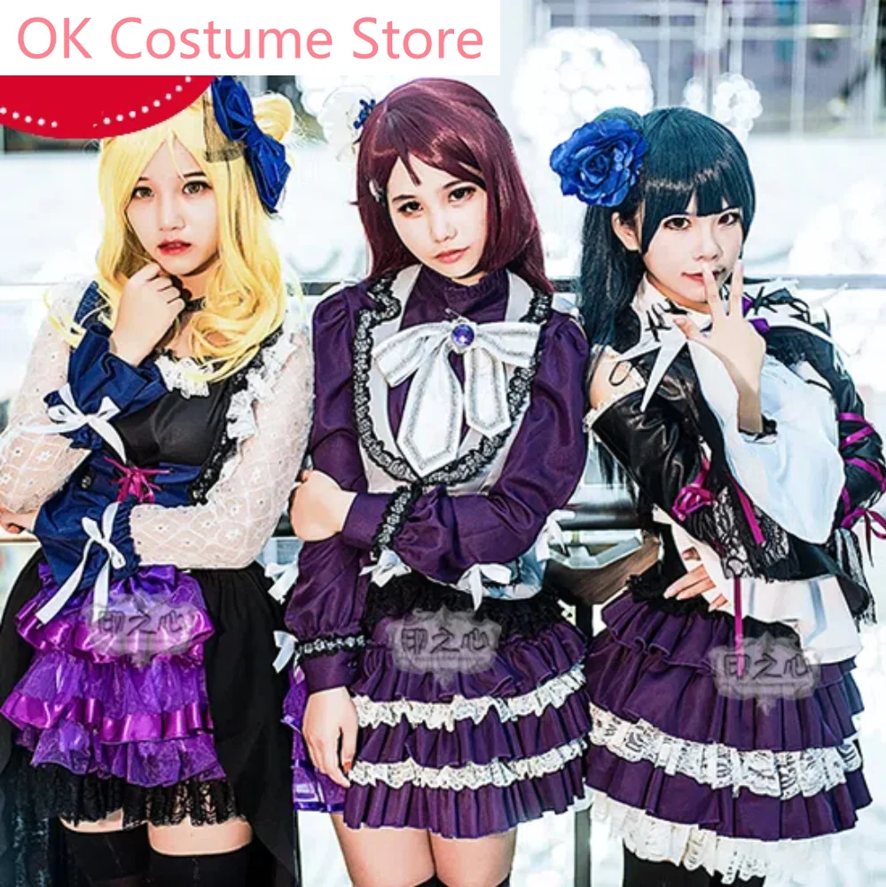 

Lovelive Aqours Guilty Kiss Косплей-костюм, косплей-костюм из аниме вечерние Униформа Hallowen, одежда для ролевых игр