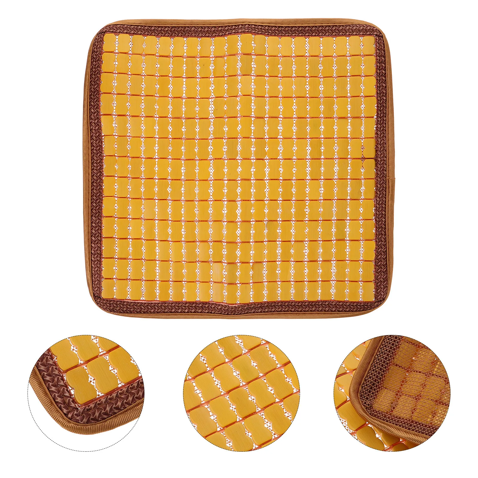 

Car Seat Cushion Cool Breathable Summer Seat Mat for Cars Ventilated Comfortable -Season Use Outdoor Indoor Driving