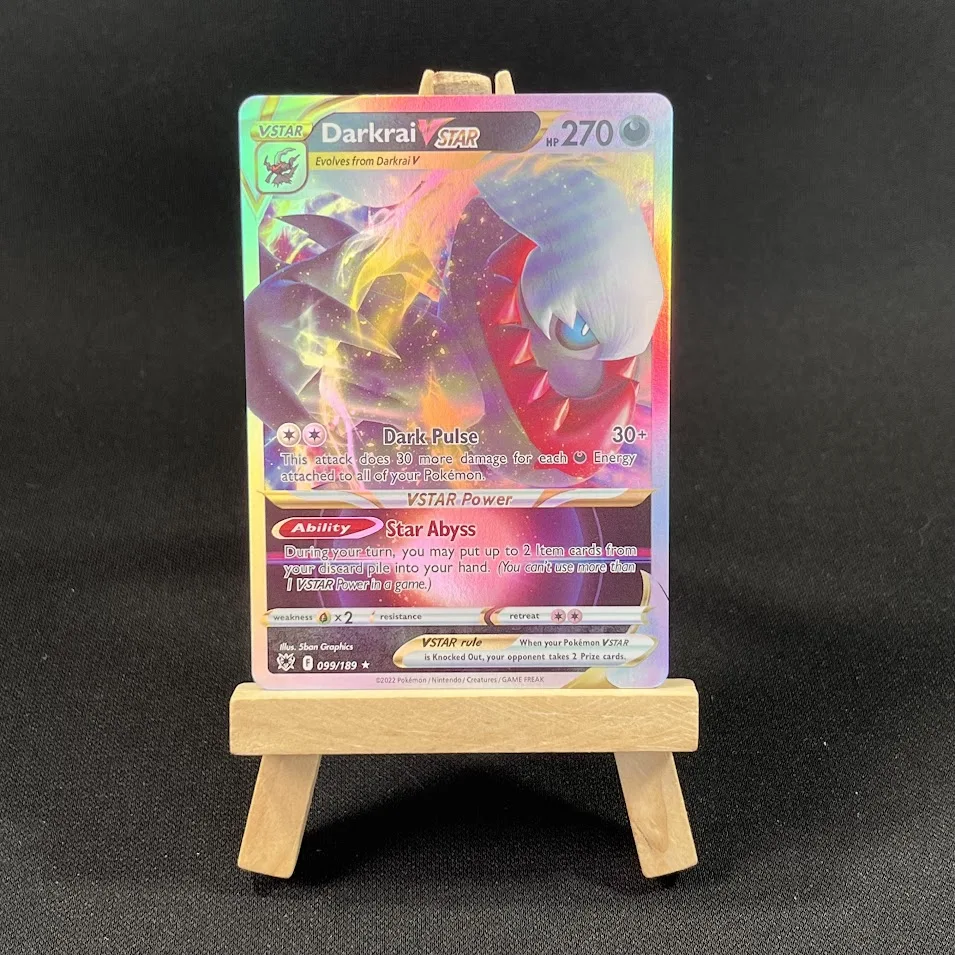 

Miniso Pokémon TCG Holo VMAX/VSTAR Meta Cards + Free Sleeves - BRS/ASR/FST Series