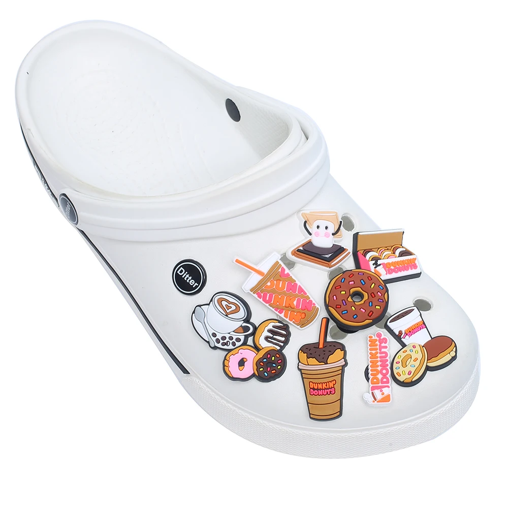 Doughnut series Shoe Decoration Designer for Shoe Charms Accessories for Classic Clog Kids Gifts