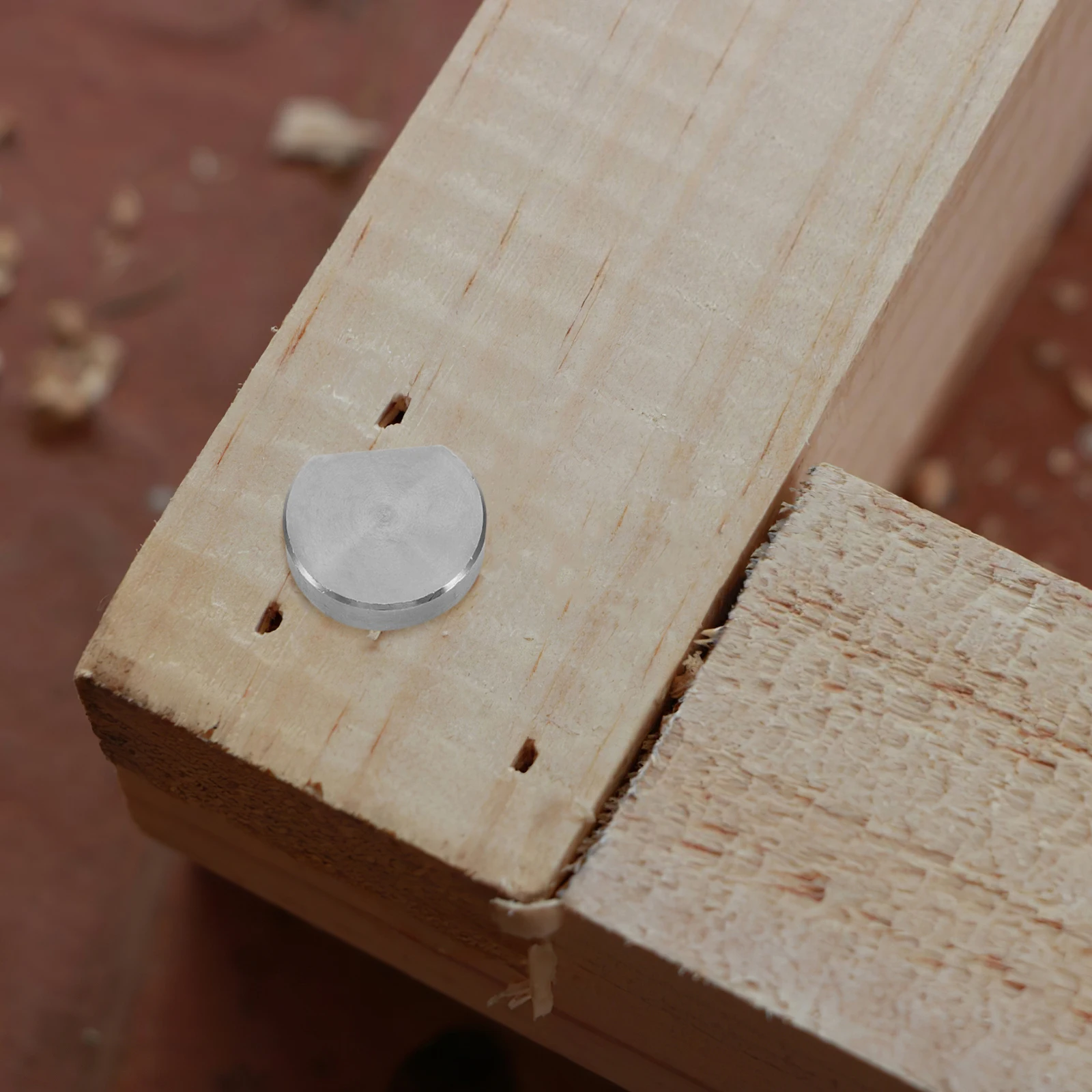 

4Pcs Woodworking Bench Dogs Sturdy 20mm Stainless Steel Workbench Pegs Reusable Nonslip Planing Plugs Positioning Stopper Clamp