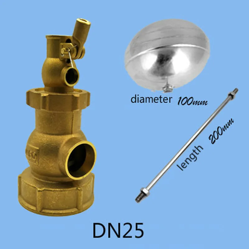 Hydraulic float ball valve DN25/DN32/DN40/DN50/DN65/DN80 Body brass female Float Valve small-hole type