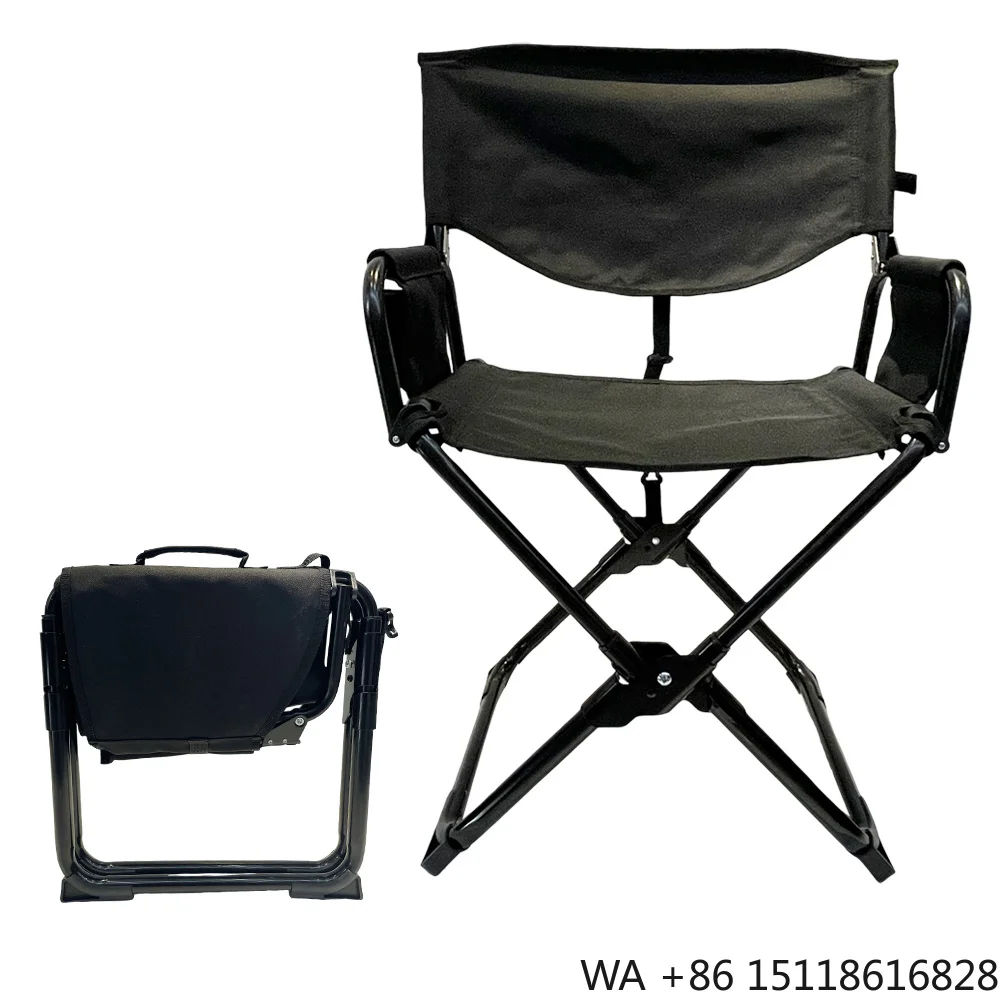 Easy Carry Small Portable Outdoor Camping Folding Director Chairs