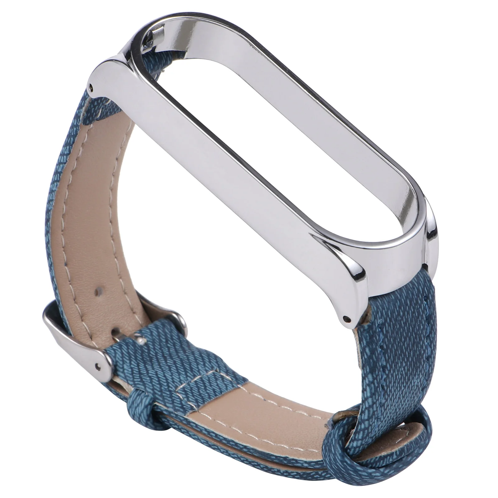 

Blue Denim Watch Strap Adjustable Bands for Smart Watch Wristband High Quality Textured Correa Fashion Versatile