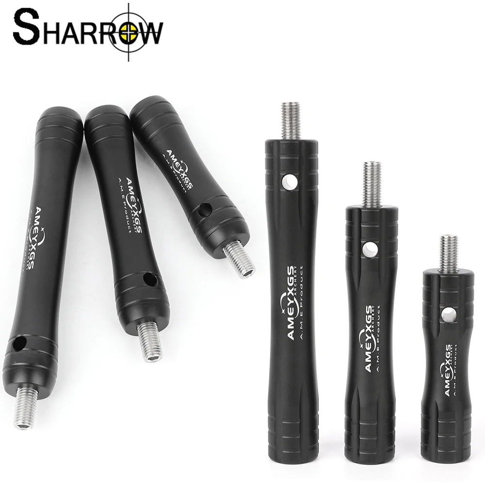 Archery Bow Stabilizer 3/4/5inch CNC integrated molding Damping Extension Rods Balance Rod for Compound Bow Shooting Accessory