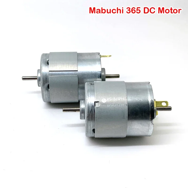 1pcs Double Output Shaft Mabuchi 365 Motor RS-365PH-13205 5-pole Rotor DC 6V-30V 9V 12V 18V 24V Volt Inkjet Laser Printer Copier