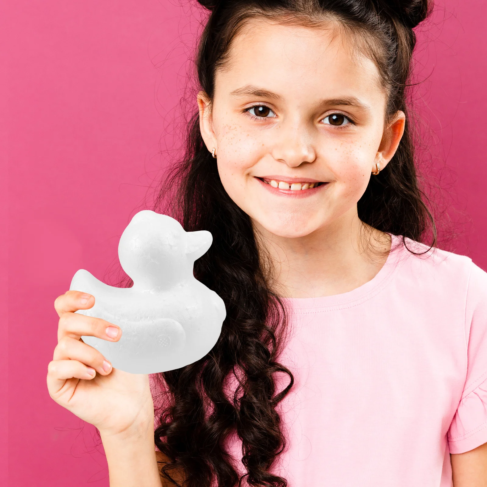 5 قطعة محاكاة بطة رغوة 9.5 سنتيمتر البوليسترين خفيفة الوزن العائمة حمام الديكور عيد الفصح الحرفية لوازم استحمام الطفل اللعب