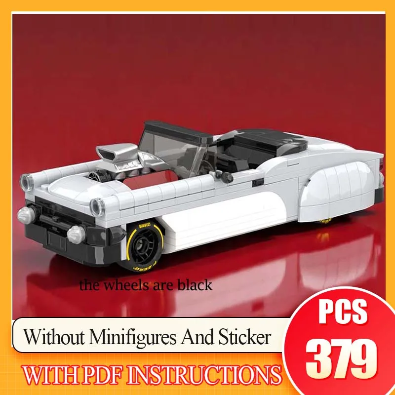 

Строительный блок MOC, 379, модель гиперкара, американская классическая настройка, модульные технологии, подарки, праздник, сборка, детские игрушки, костюм