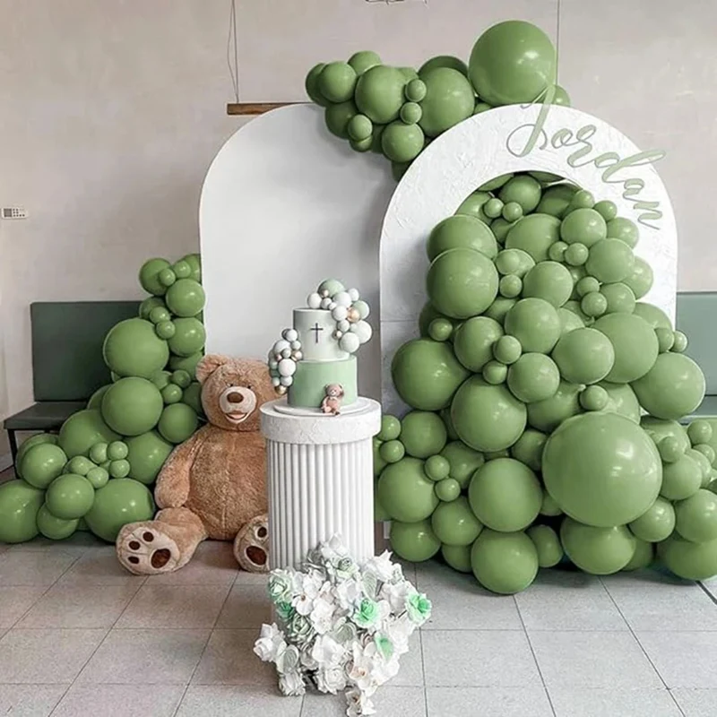 

Зеленый воздушный шар, Зеленый воздушный шар, Фотофон с украшением на день рождения, свадьбу, воздушный шар