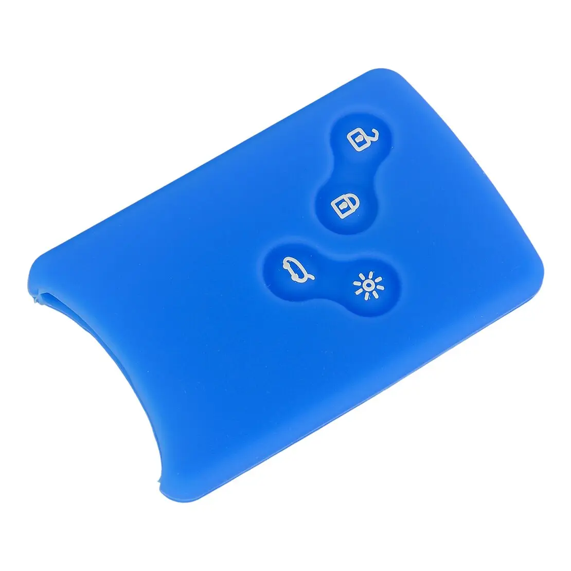 Blue Silicone 4 Buttons Remote Key Fob Cover Case Fit For Renault Laguna Megane Scenic Clio Captur Koleos Fluence Symbol