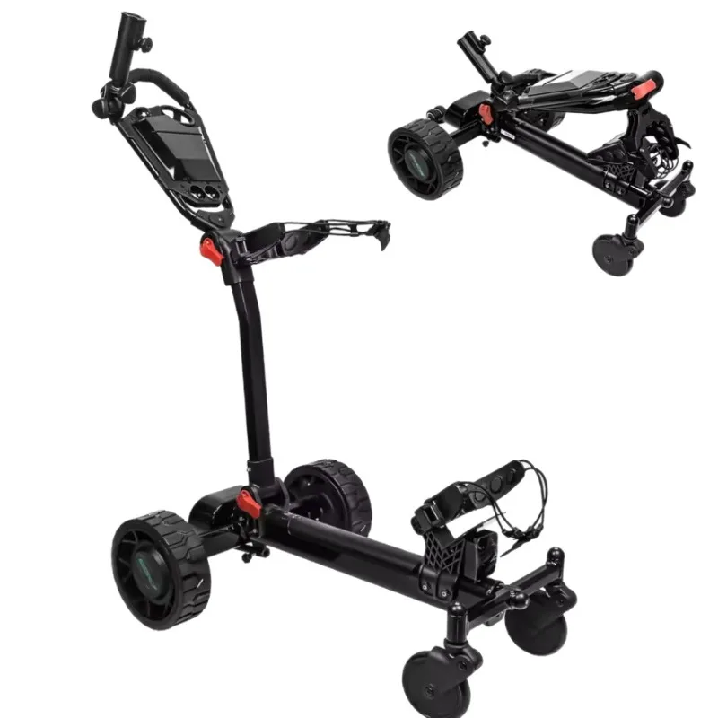 Four-wheel follow golf cart Electric golf bag trolley