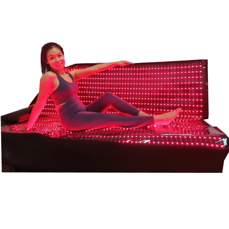 175*90cm 280W 3600pcs Leds Physical Therapy Equipment Deeping Healing Infrared Sauna Red Light Therapy Bed