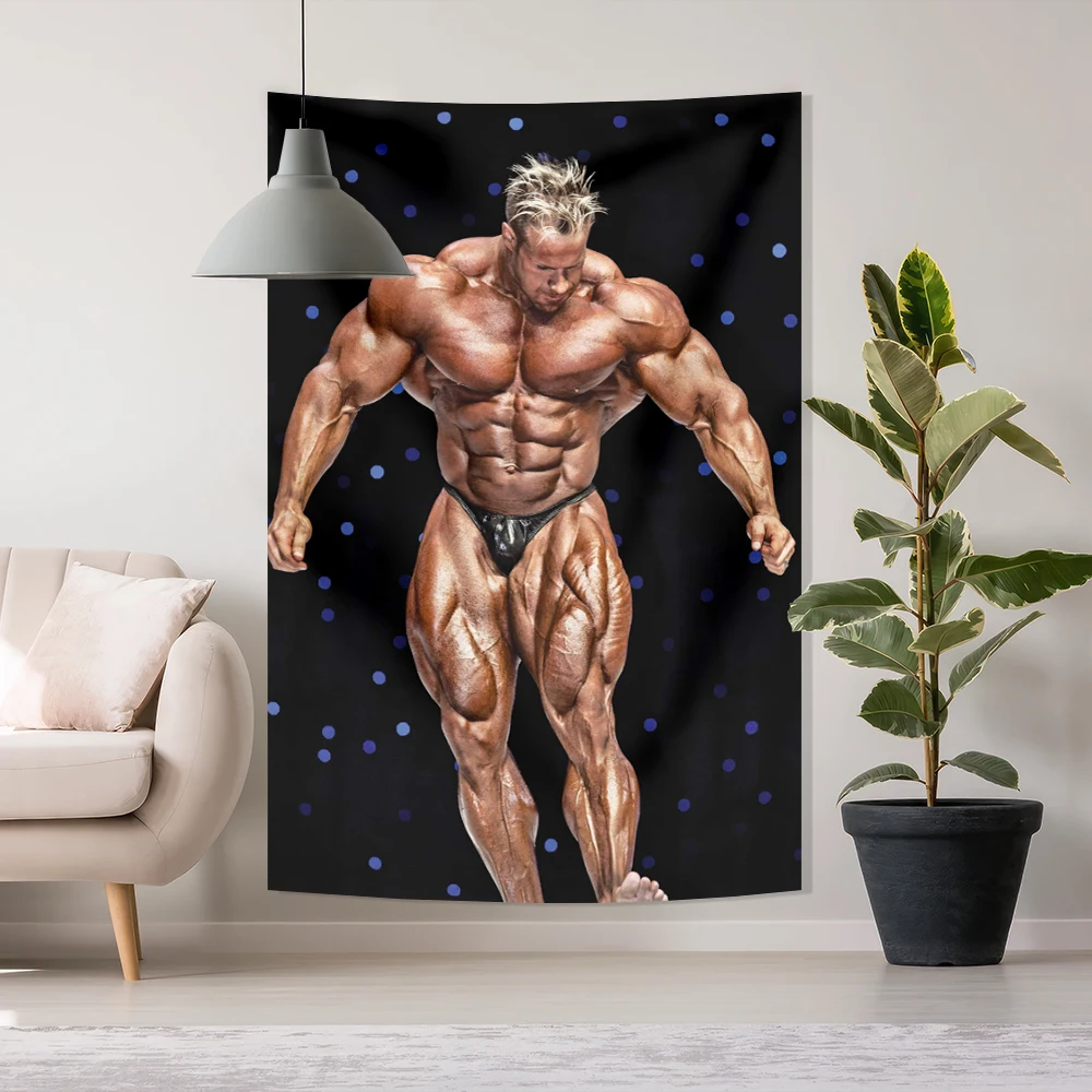 Fitness Muscle Men Tapestry Wall Hanging Hippie Psycehedelic Mystery Dorm Living Room Home Decor Macho Background Cloth