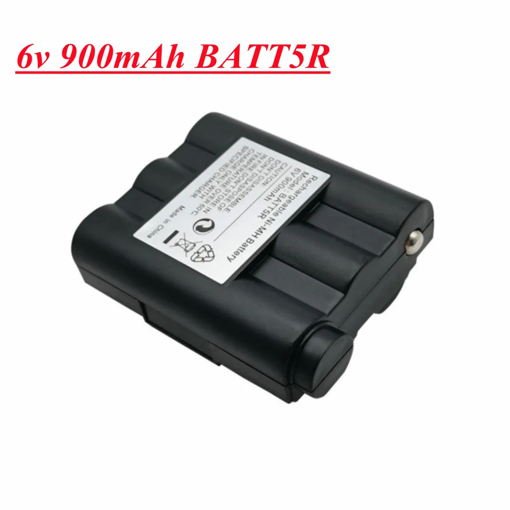 BATT5R AVP7GXT Batería Ni-MH 6.0V 900 mAh Batería para Midland G7, Midland G9, Midland GXT series GXT600, GXT635, GXT650 BATT-5R