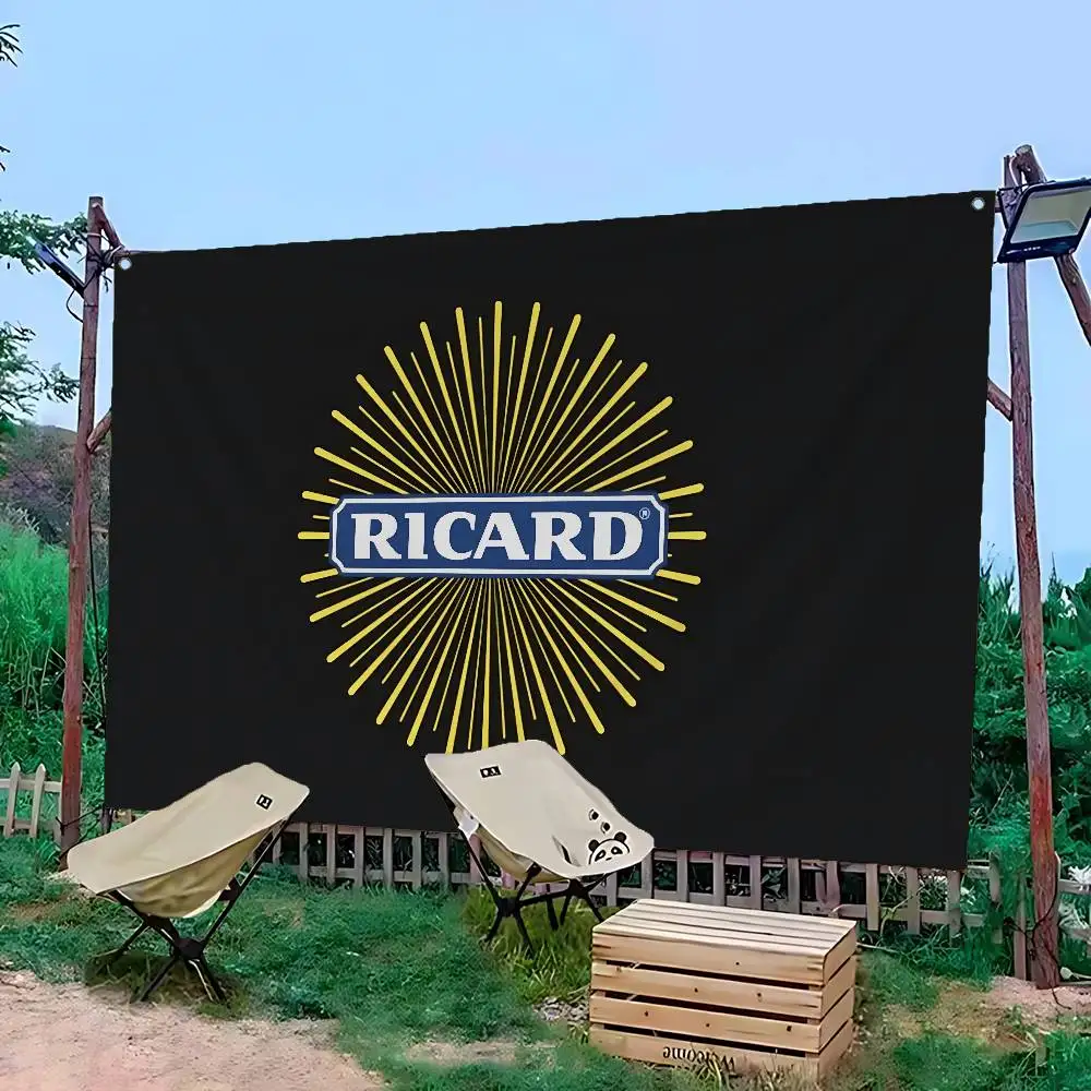 R-RicardS LOGO Retro Flags Multiple Choice Living Studio Booth Interior Decoration Banner view 2