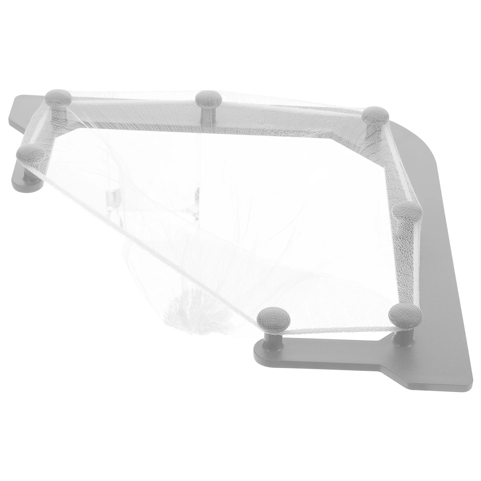 50 Uds. Escurridor de fregadero de cocina, soporte de bolsa de malla para residuos de alimentos, filtro de esquina, red de almacenamiento, colador de fregadero, organizador de bolsa