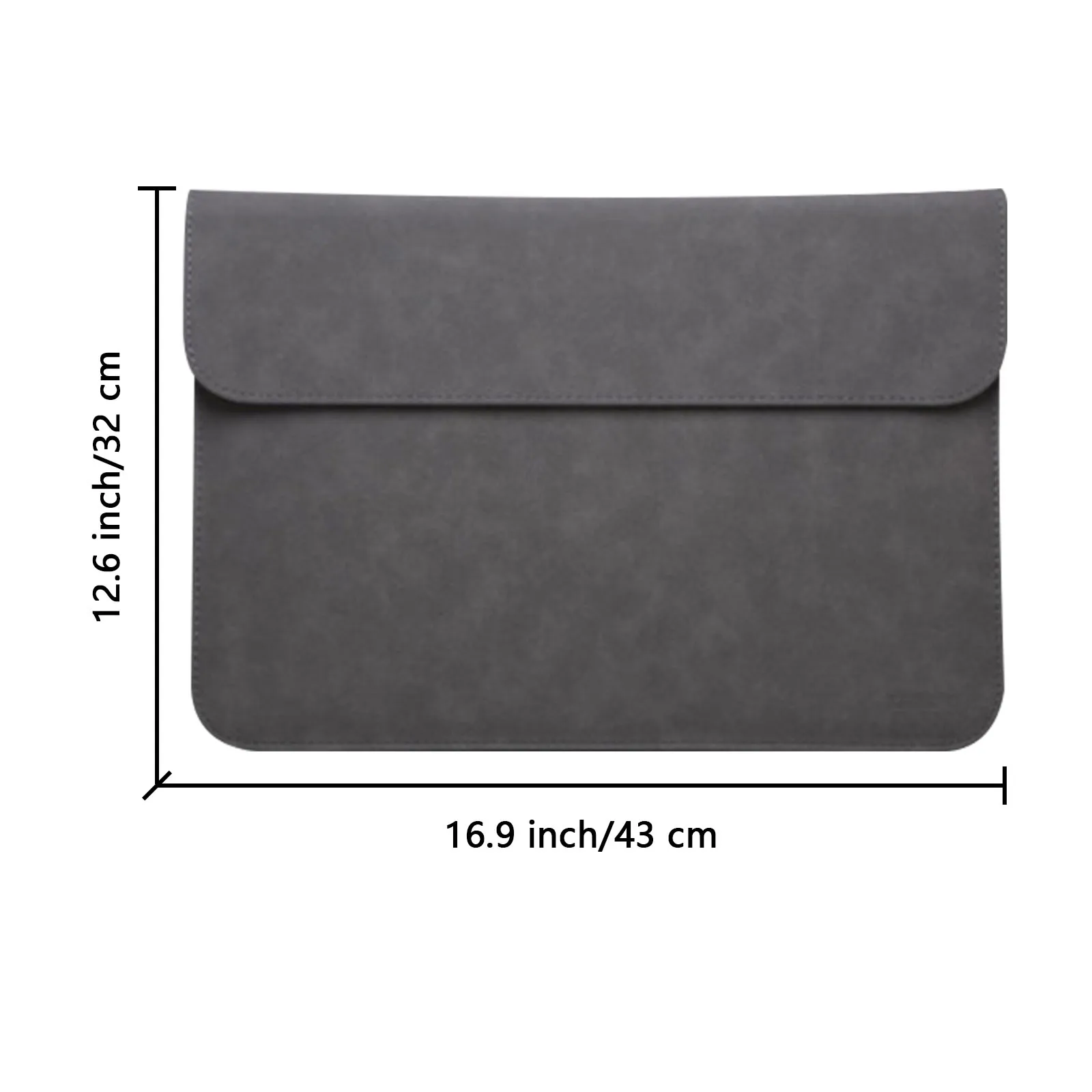 PU Tablet Protective Cover Laptop Sleeve for 16 inches Notebook, Ultra-Thin Universal Computer Envelope Bag Shell Hand Bag