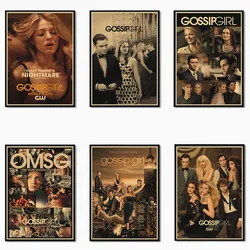 Vintage Poster Gossip Girl poster youth Kelaifuliqiesi Crawford brulee retro poster