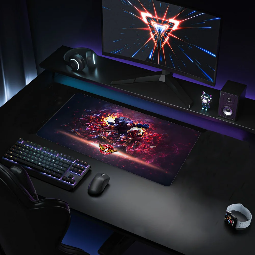 

Xxl Mouse Pad Big Mousepad Gaming Accessories Gamer Extended Pad Gaming Mats Desk Mat S-skt T1 Lol Mausepad Office Rug Deskmat