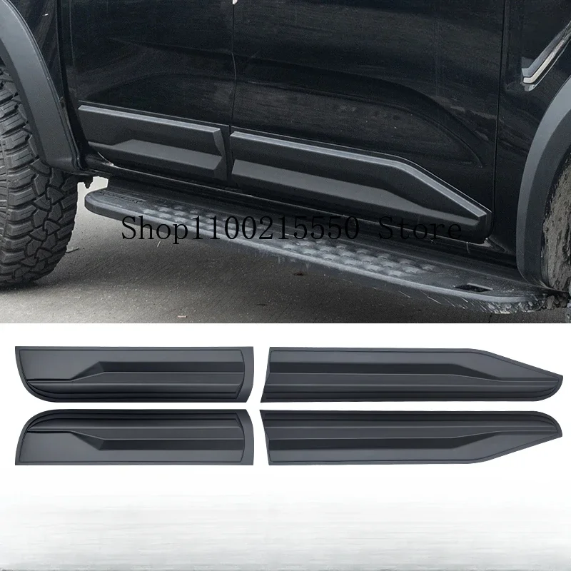 

Black Side Door Molding Body Cladding For Ford Ranger T9 2023 2024 Wildtrak XLT XL XLS Sport Next Gen Accessories