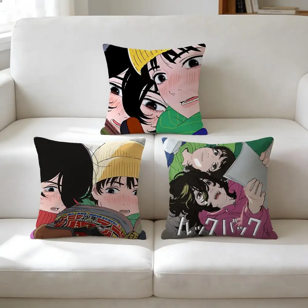 L-Look Back S-Suddenly Cushion Cover Breathable Short Plush Pillow Case Wrinkle-Resistant Machine-Washable For Easy Care