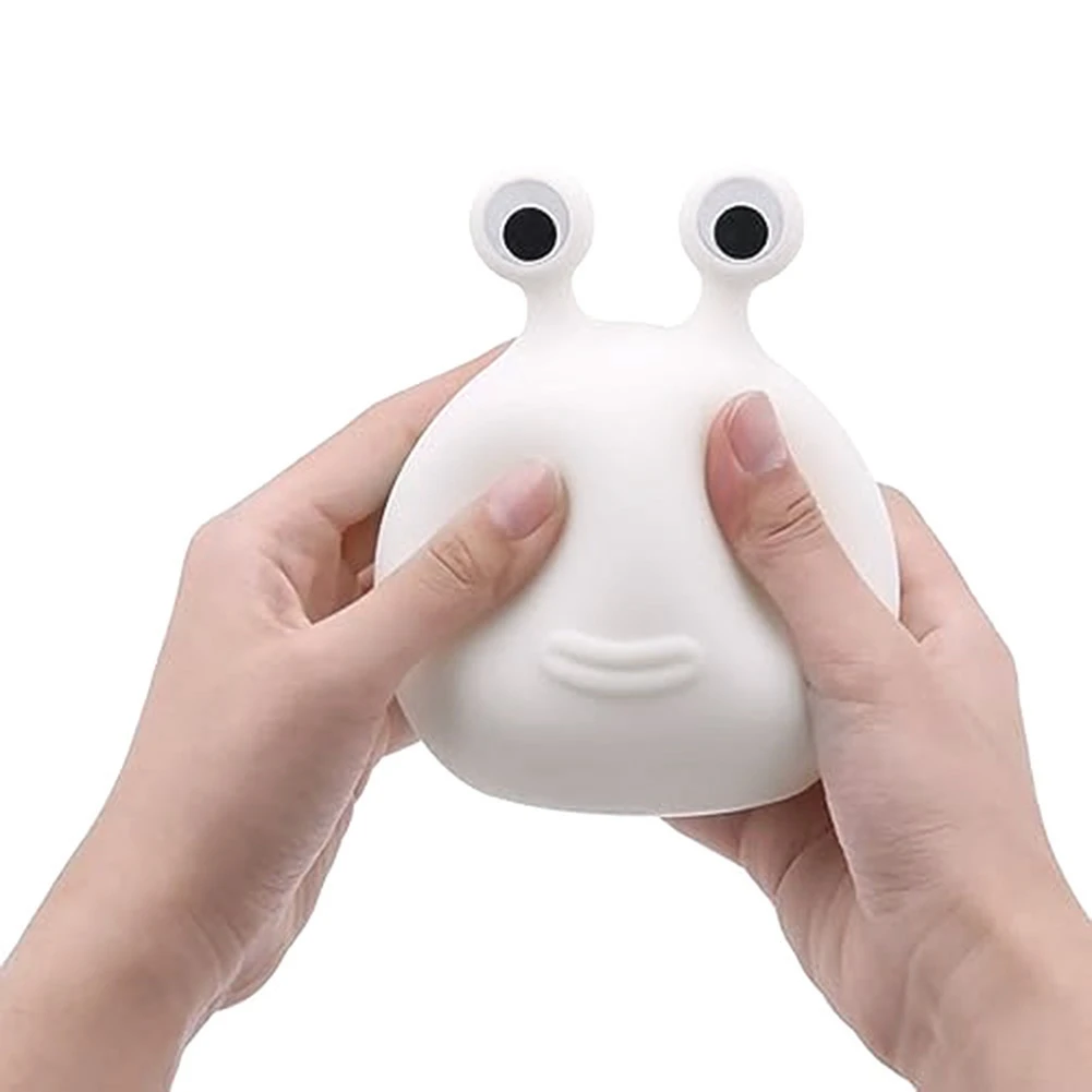 Cartoon Bug Slug, Touch Desktop USB Animal Night Lamp, con cavo dati