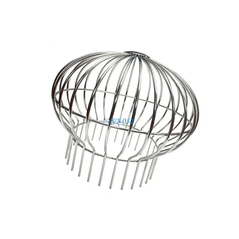 Picture 3: E15A Strong Spherical Gutter Guards Anti Clog Designing Steel Drainage System Cover