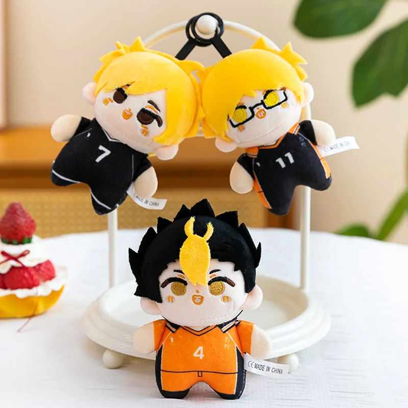 Haikyuu!! Anime Plüsch-Schlüsselanhänger Hinata Kageyama Oikawa Kuroo Nishinoya Puppe Taschenanhänger Sammlerstück Anhänger Rucksack Handtaschen-Deko – Detail 19