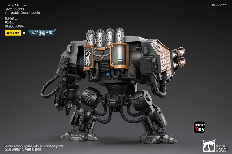 

【24-Hour Shipping】JOYTOY Warhammer 40K Space Marines Grey Knights Venerable Dreadnought 1/18 Action Figure Toys