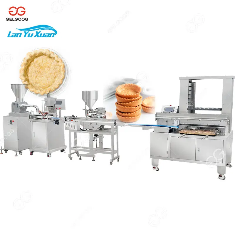 Full Automatic Egg Tart Shell Making Tartlet Crust Pie Press Machine