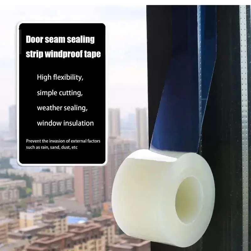 Raam Weer Afdichting Tape Winddicht Doorzichtig Winter Strippen Deur Afdichting Tape Kleefband Voor Hout Glas Metalen Deuren