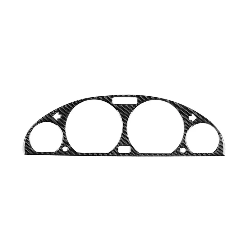 Carbon Fiber Internal Instrument panel decorative frame Dashboard cover Stickers trim Interior For BMW E46 1998-2005